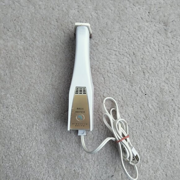 Vintage Magic Hostess Electric Knife 5200 w/Blades. Tested - Works GUC - Picture 6 of 8